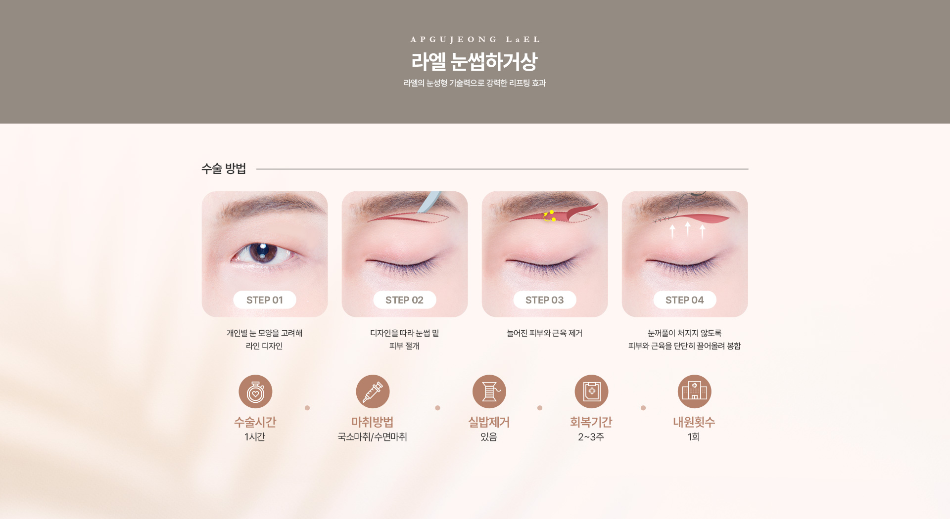 눈썹하거상 