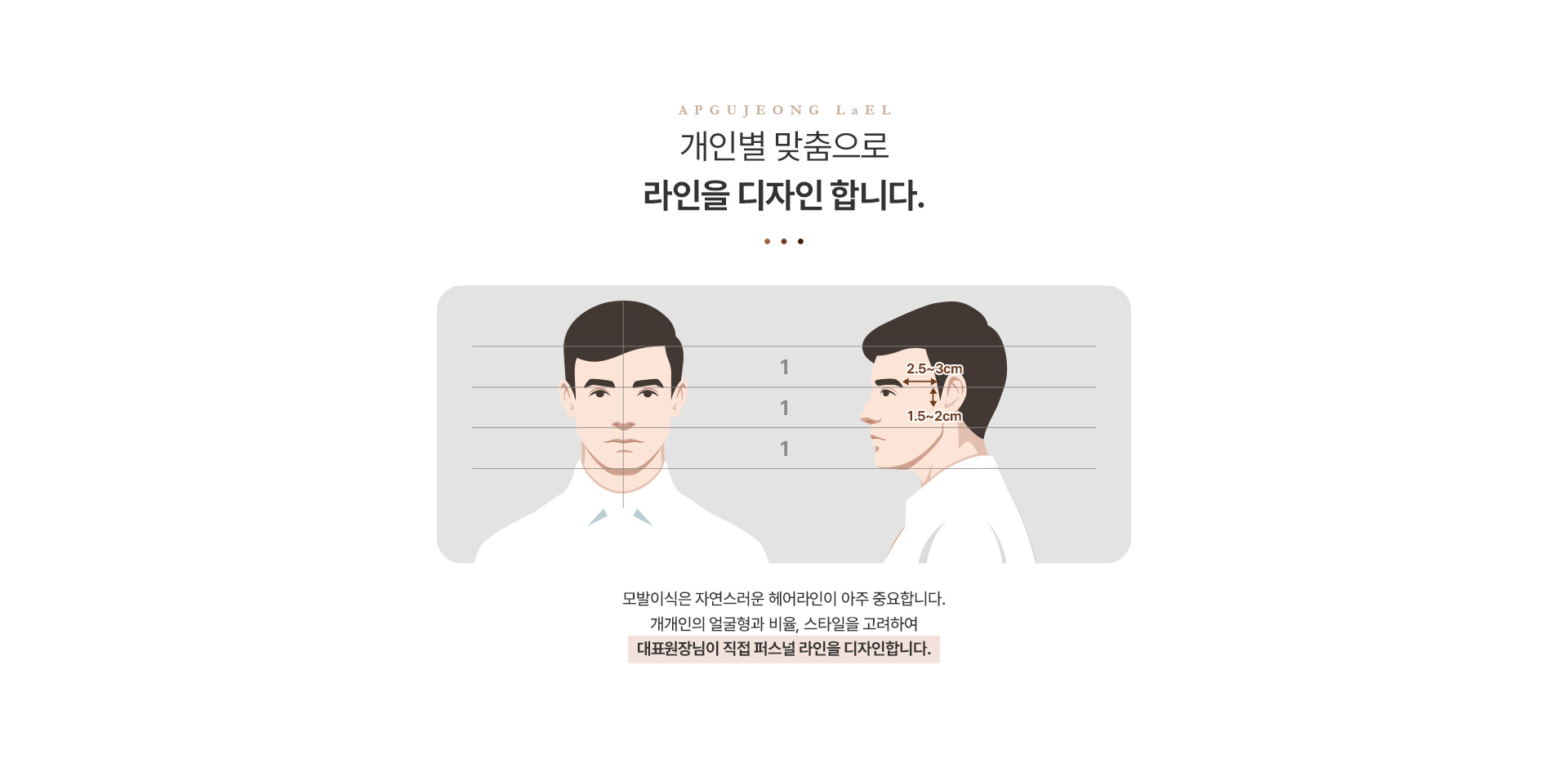 모발이식 디자인