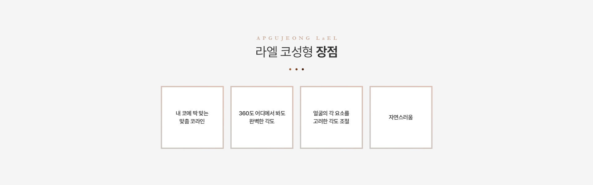 코성형 장점