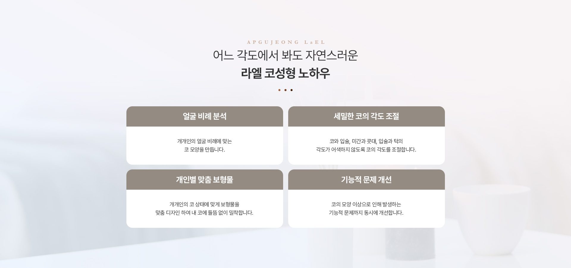 코성형 노하우
