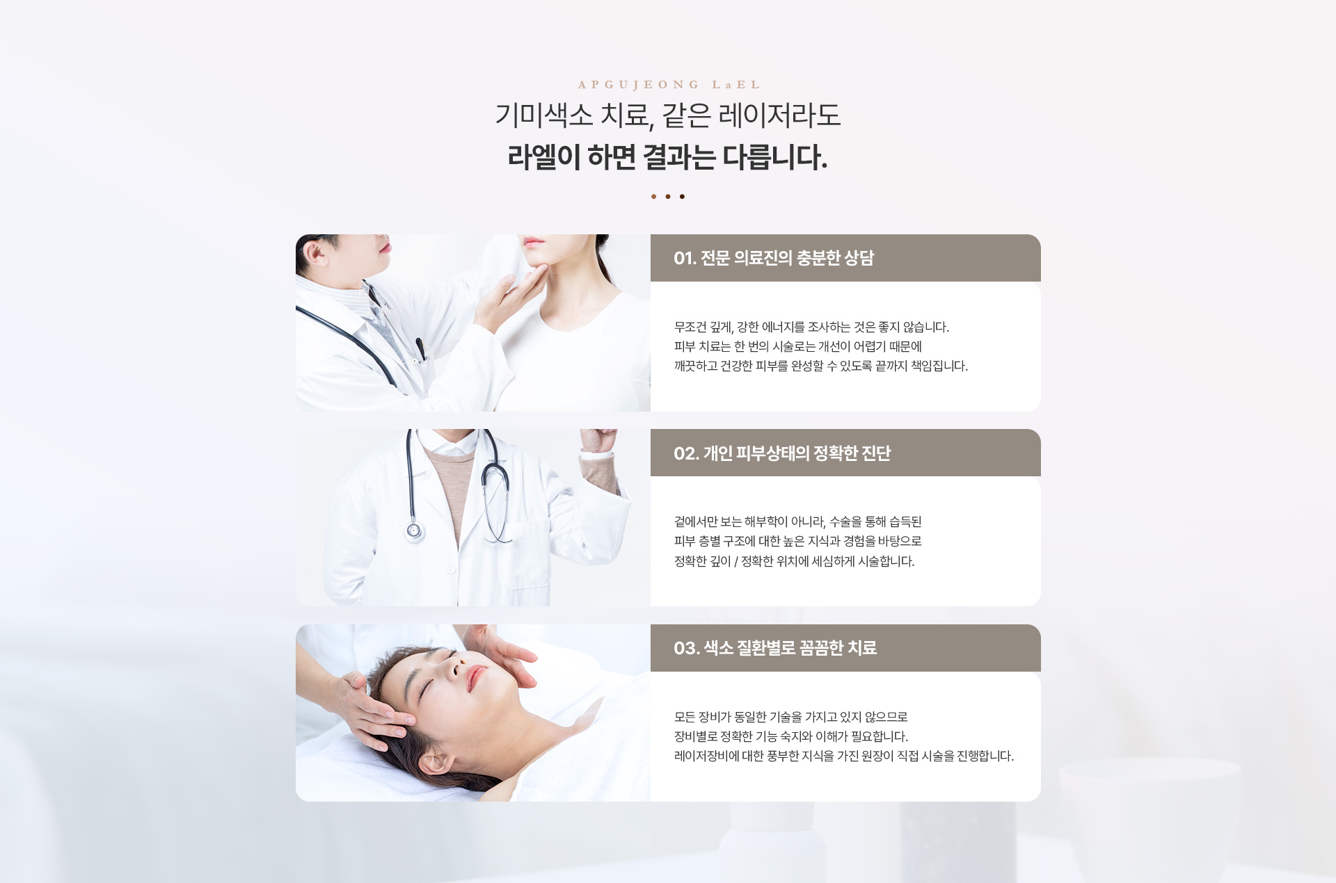 기미색소 노하우